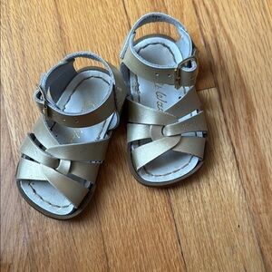 Gold Kids Sandals